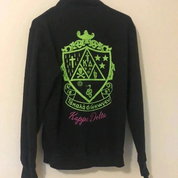 Black Kappa Delta Quarter Zip Size XS Sport-Tek - Picture 1 of 5